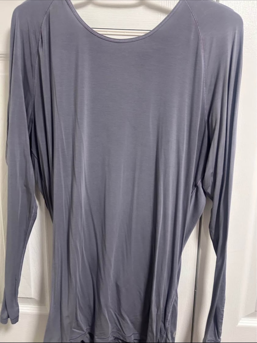 lululemon athletica Long-Sleeve Scoop Neck Top - Slate